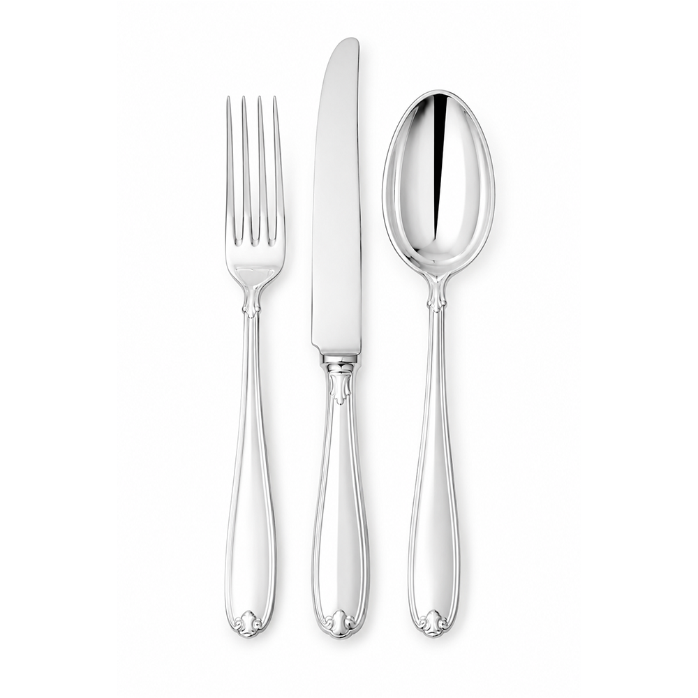 Set 3 posate in Argento 925 Modello "Palm Beach" - Buccellati