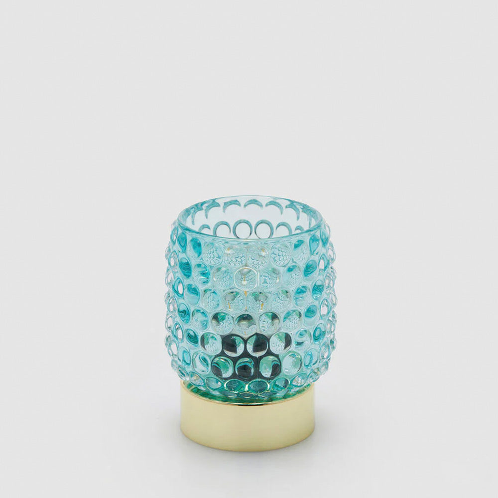 Lampada da Tavolo Bubbles Rotondo Led H.11 Cm D.8,5 Cm Blu - EDG