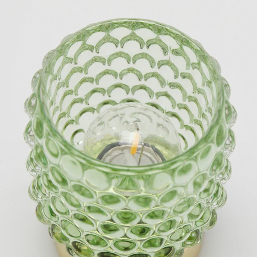 Lampada da Tavolo Bubbles Rotondo Led H.11 Cm D.8,5 Cm Verde - EDG