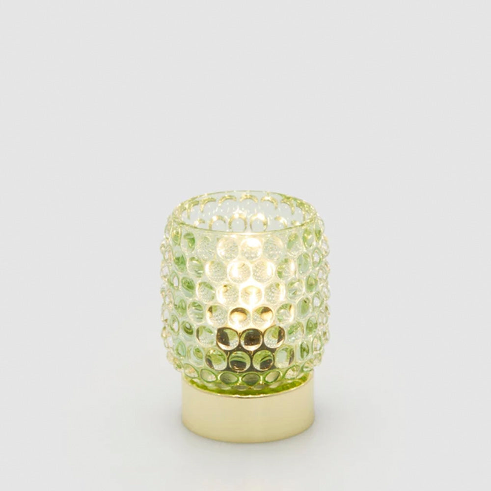 Lampada da Tavolo Bubbles Rotondo Led H.11 Cm D.8,5 Cm Verde - EDG