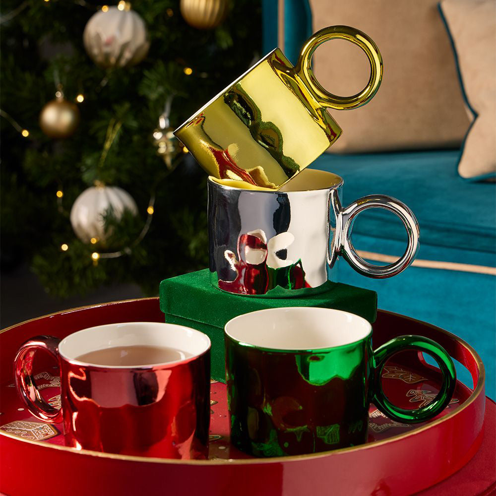 Mug 380 cc New Bone China Rosso - Tognana