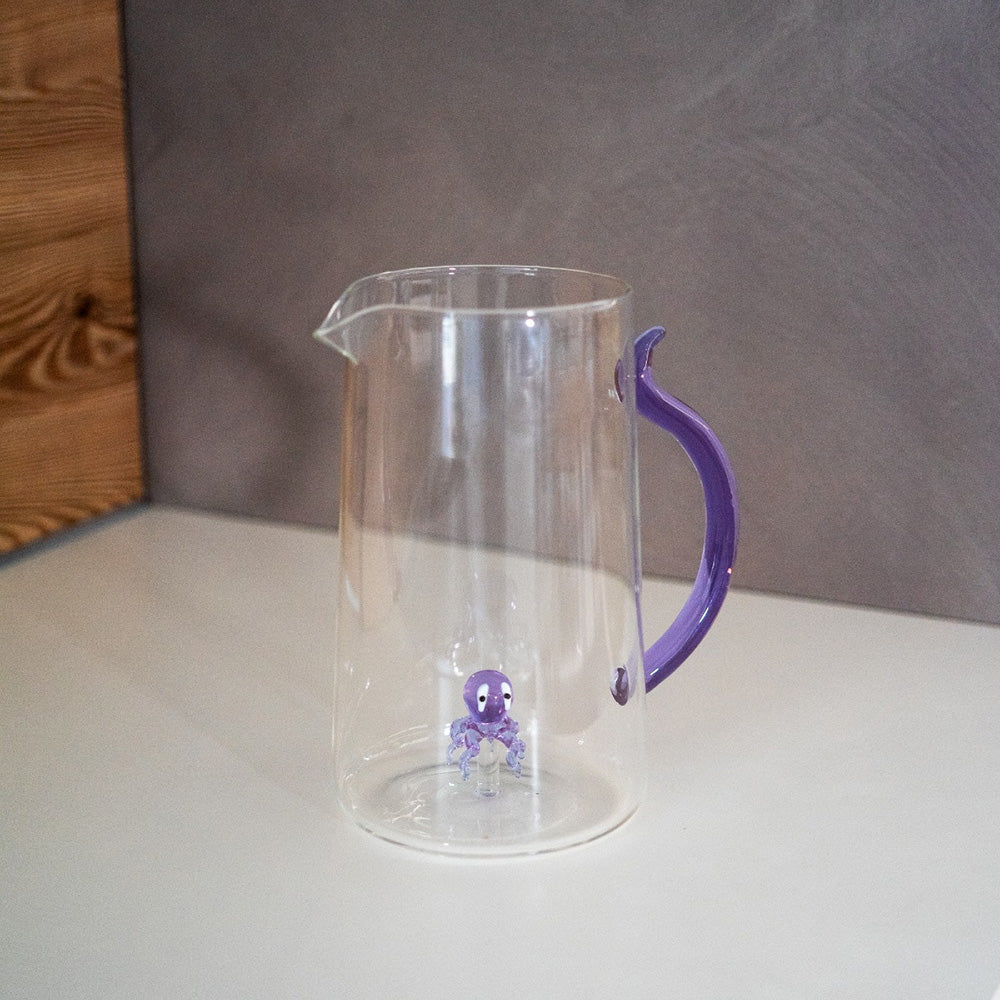 Brocca in Vetro Borosilicato Decoro Polipo 1.5 L - WD Lifestyle
