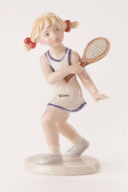 Royal Copenhagen Tennis player in porcellana