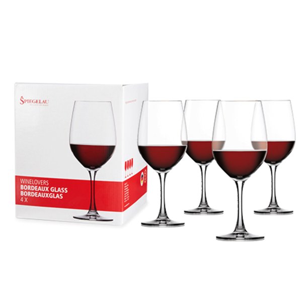 Spiegelau wine lovers Bordeaux wine set 4 bicchieri