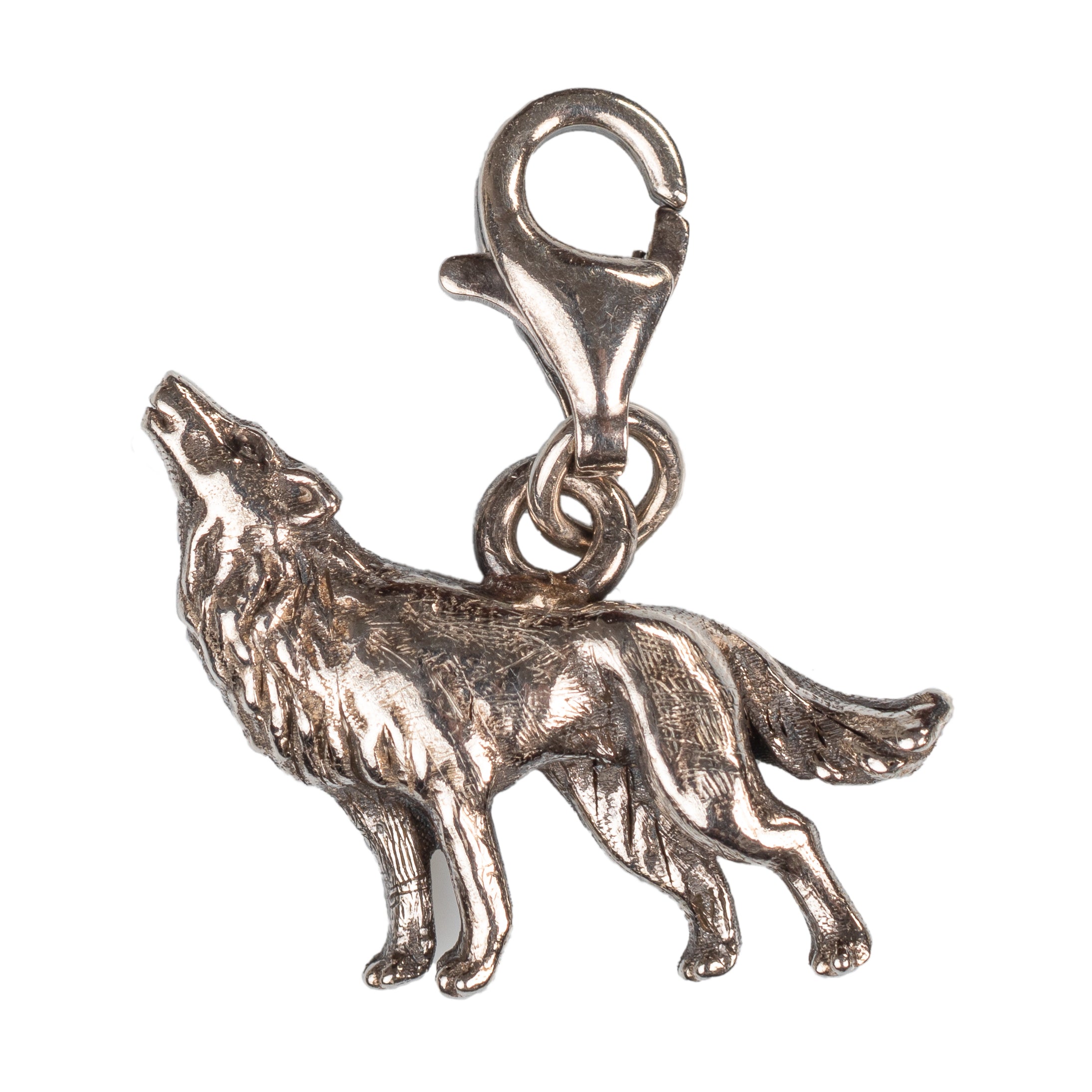 Ciondolo I Love Abruzzo in argento lucido LUPO