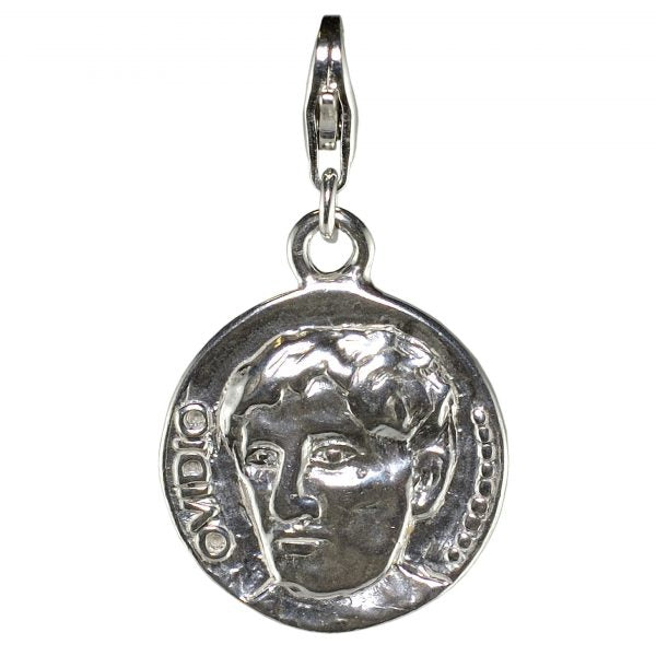 Ciondolo I Love Abruzzo in Argento Ovidio