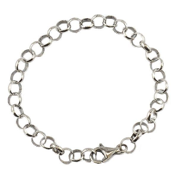 Bracciale I Love Abruzzo in argento brunito