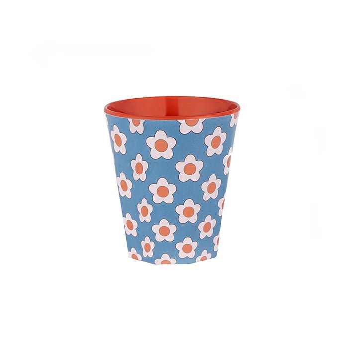 Bicchiere realizzato con fibra di bambù Daisy Blue 250 ml