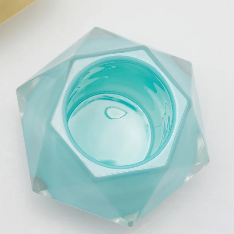 Portacandela Diamond Ass. H 8,5 Cm D 10,5 Cm Multicolor 1 Pz  - EDG