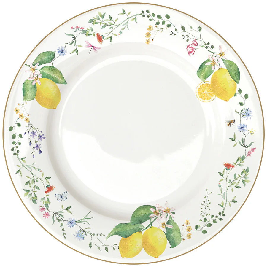 Set Piatti 18 PEZZI - Fleurs et Citrons - Easy Life