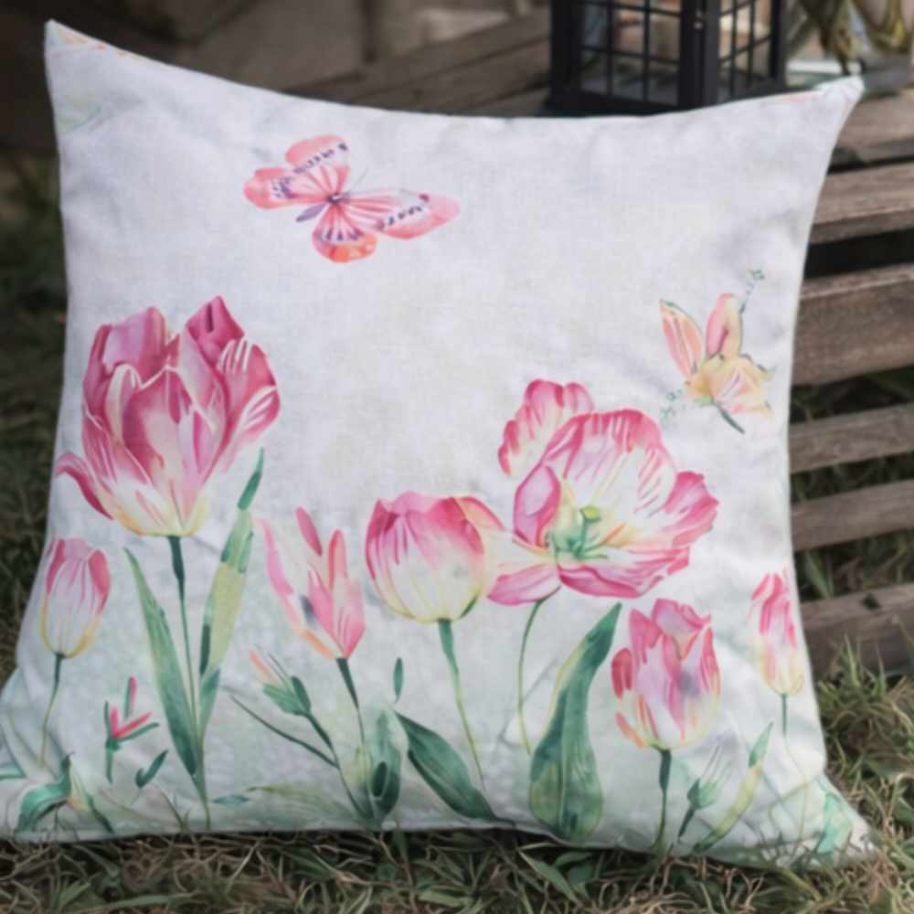 Federa Cuscino 45x45 cm - Tulipe - Clodette