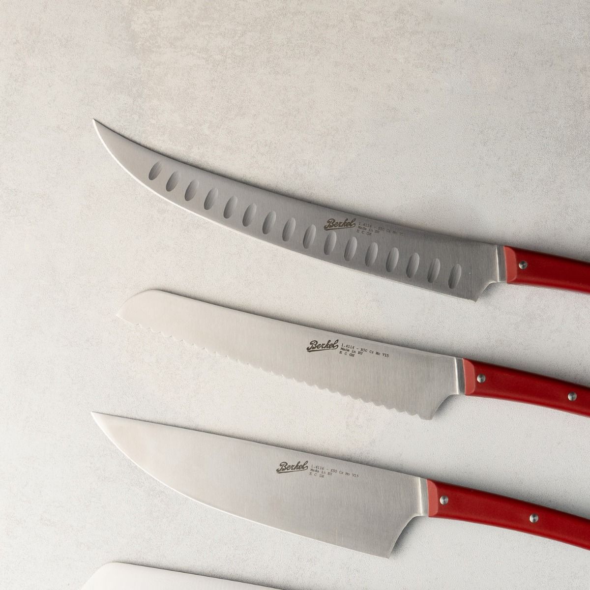 Coltello Arrosto BBQ Colore Rosso 25 cm - Berkel