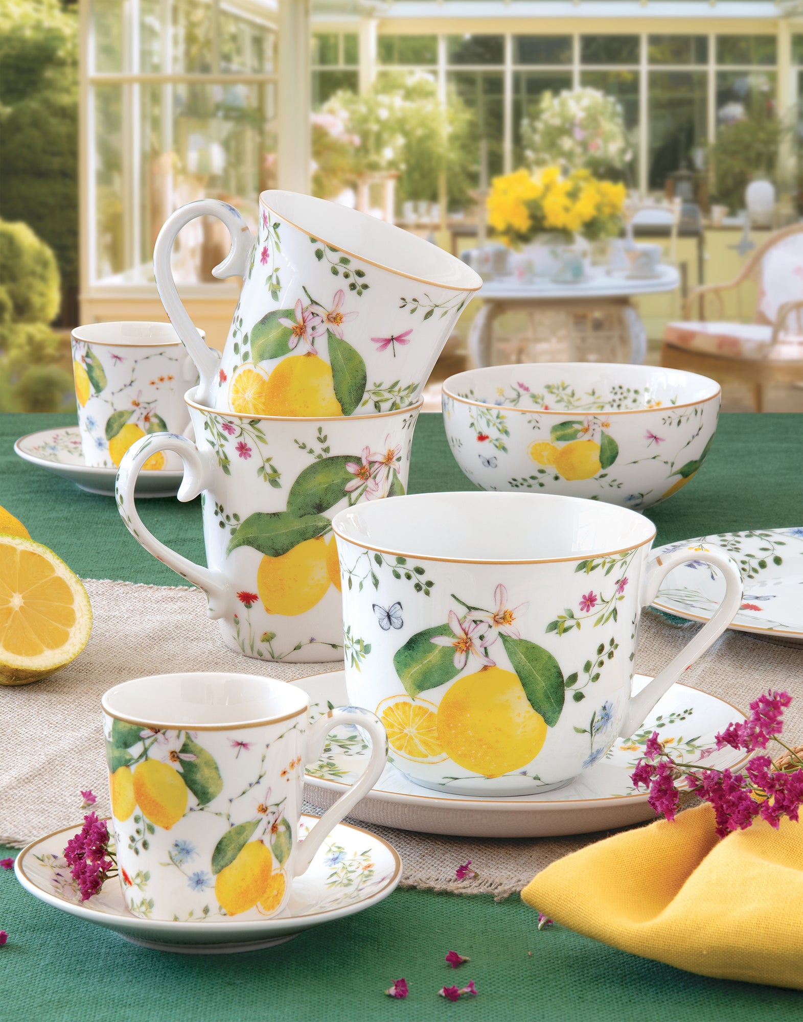 Tazza singola 275 ml in color box - Fleurs et Citrons - Easy Life