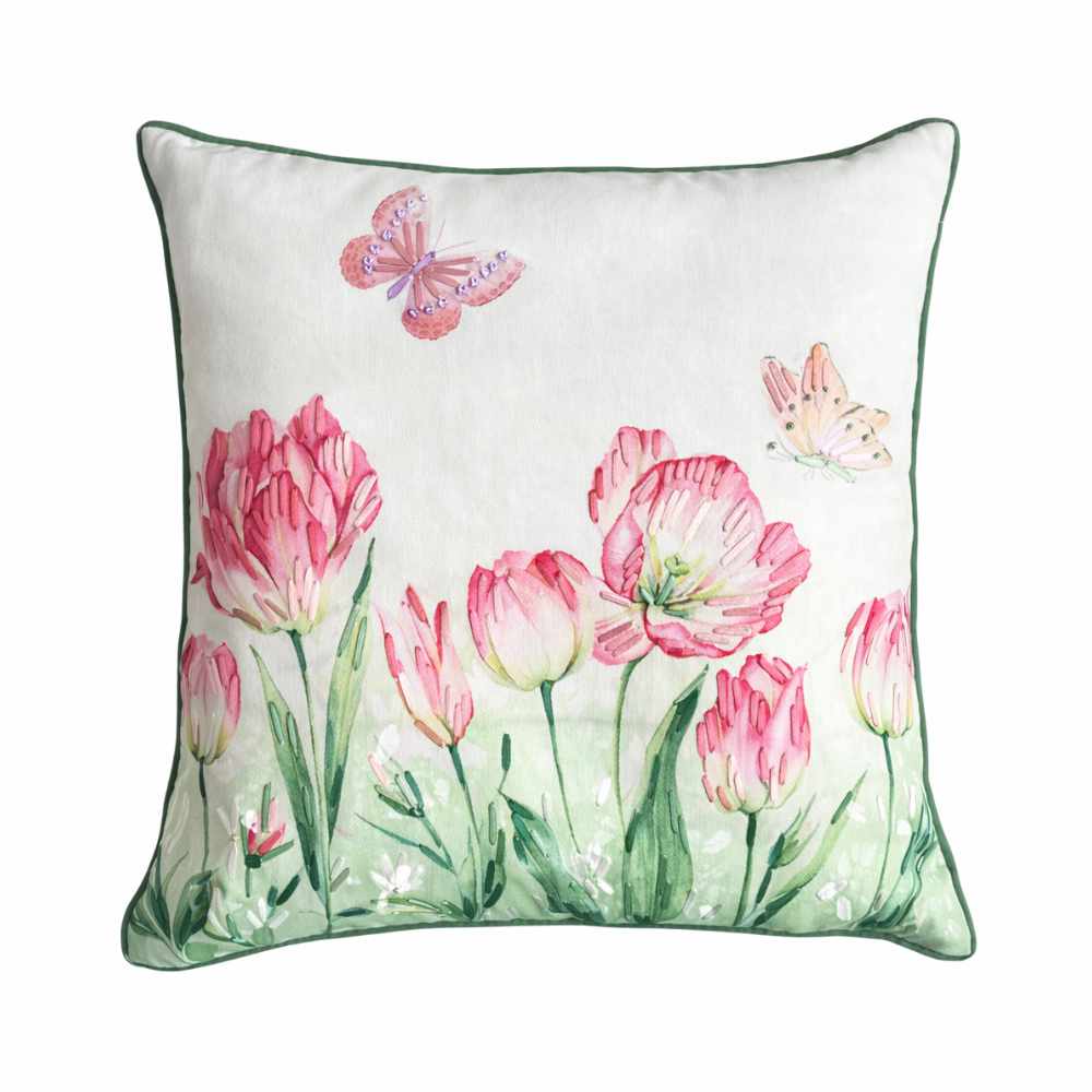 Federa Cuscino 45x45 cm - Tulipe - Clodette