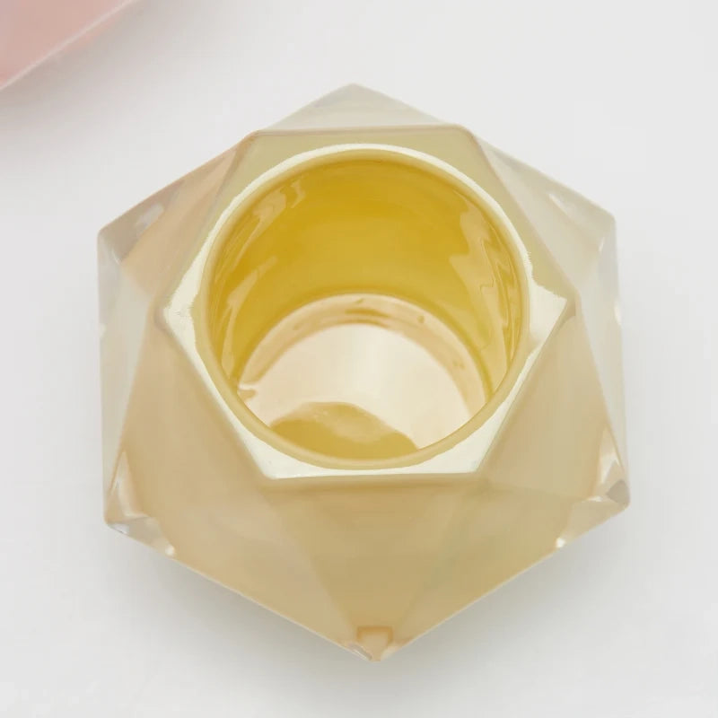 Portacandela Diamond Ass. H 8,5 Cm D 10,5 Cm Multicolor 1 Pz  - EDG