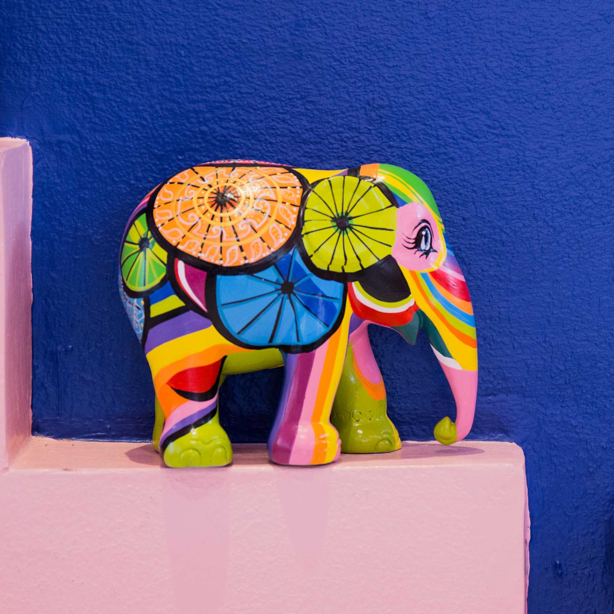 Colours of Chiang Mai 20 cm Elephant Parade - Onlylux