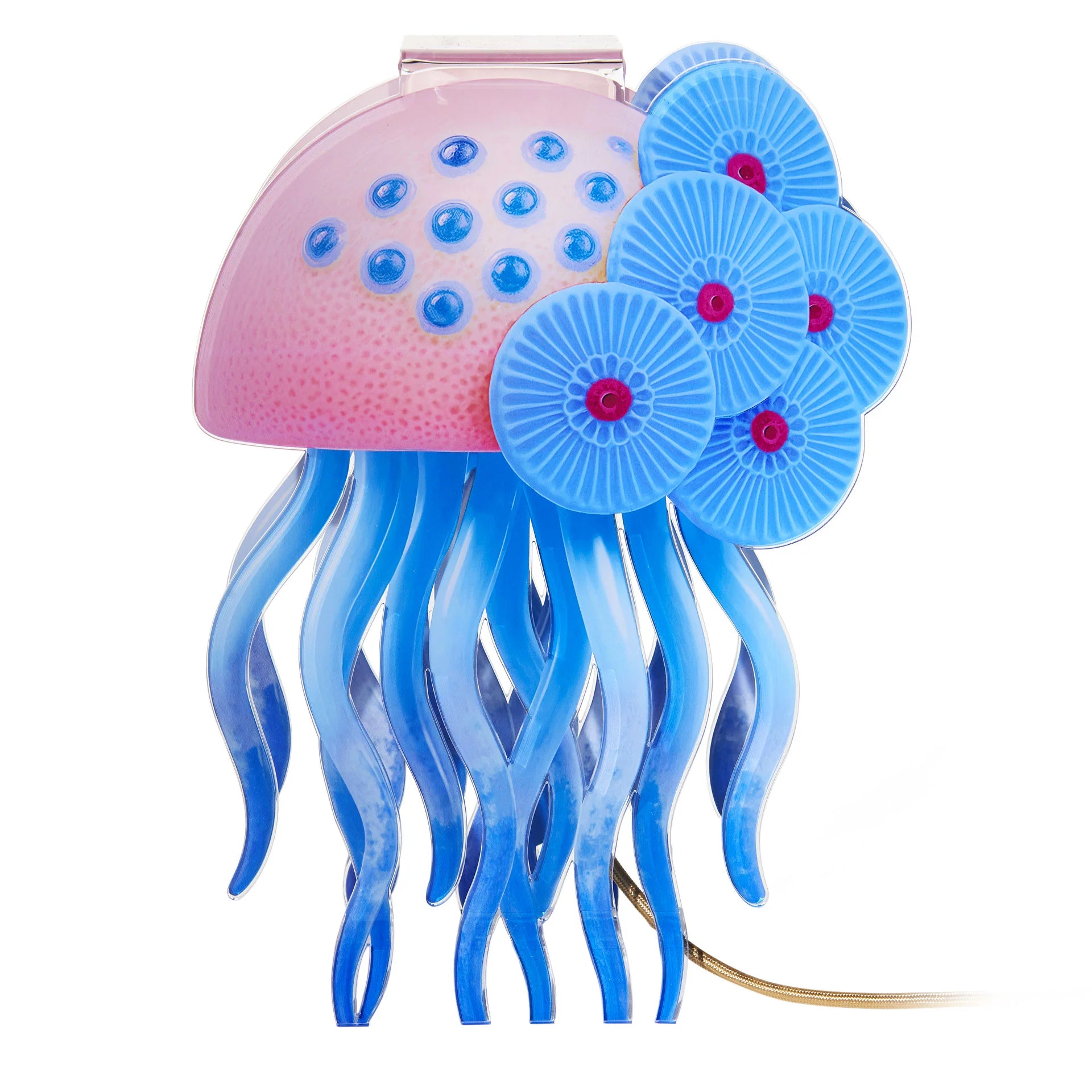 Lampada da Tavolo - Blu - Collezione Medusa Luminosa - Linee Recanati