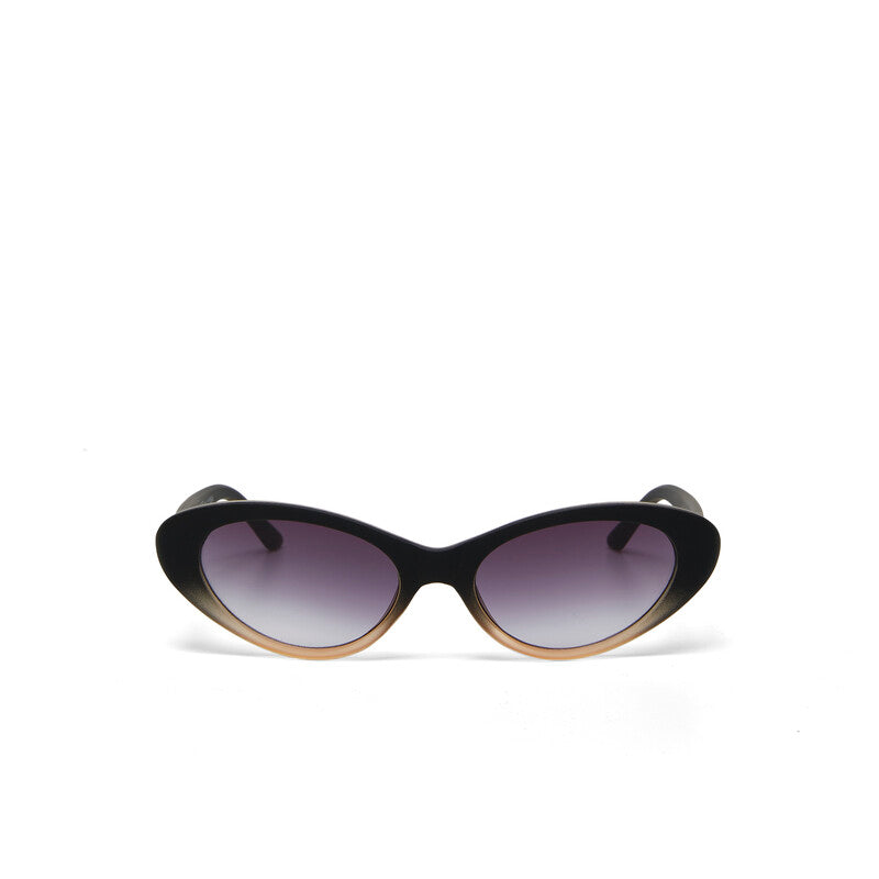 Occhiali da sole Cat Eye modello Lina neri e rosa - Più Forty