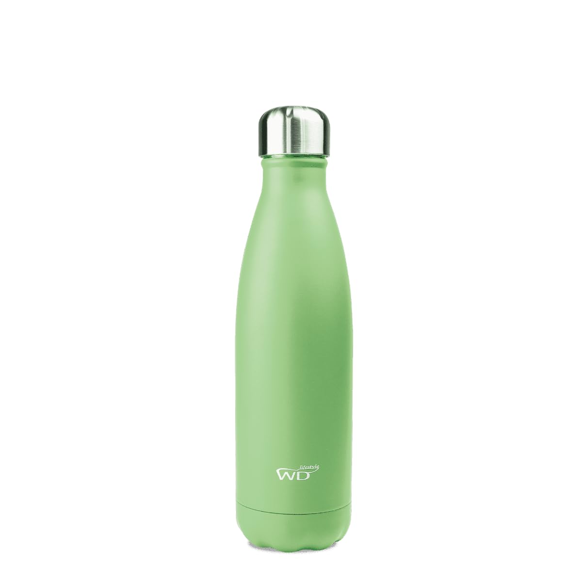 Bottiglia isotermica, 500 ml, colore: verde pastello, dimensioni ø 7 x 26 cm di altezza WD Lifestyle
