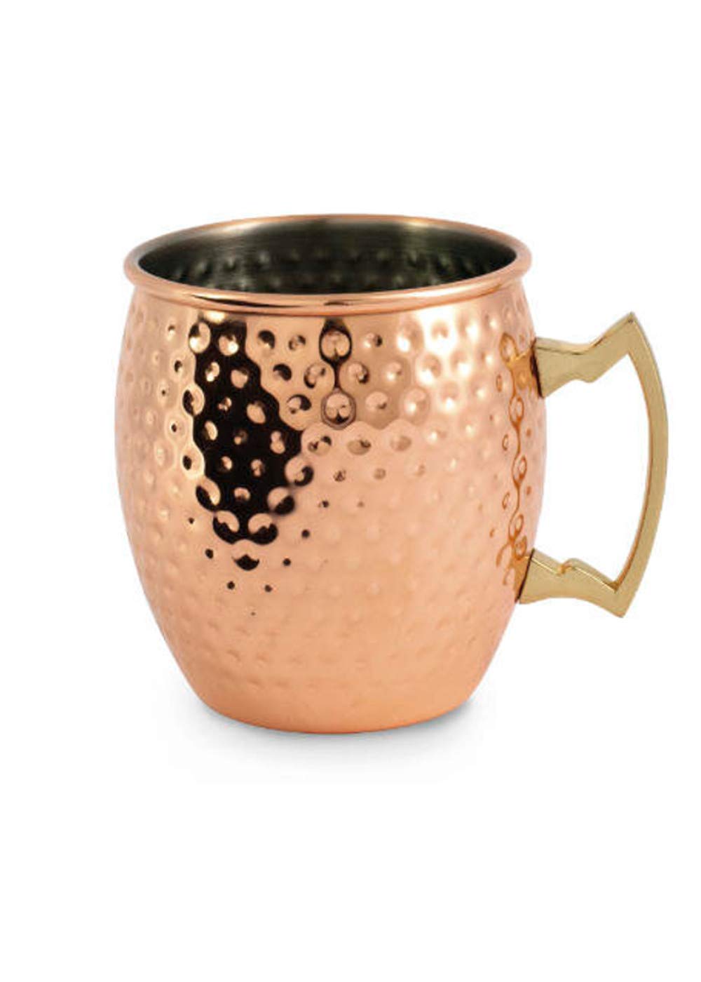 Moscow Mule Tazza Mug Acciaio Placcato Rame Effetto Martellato 500 ml WD Lifestyle