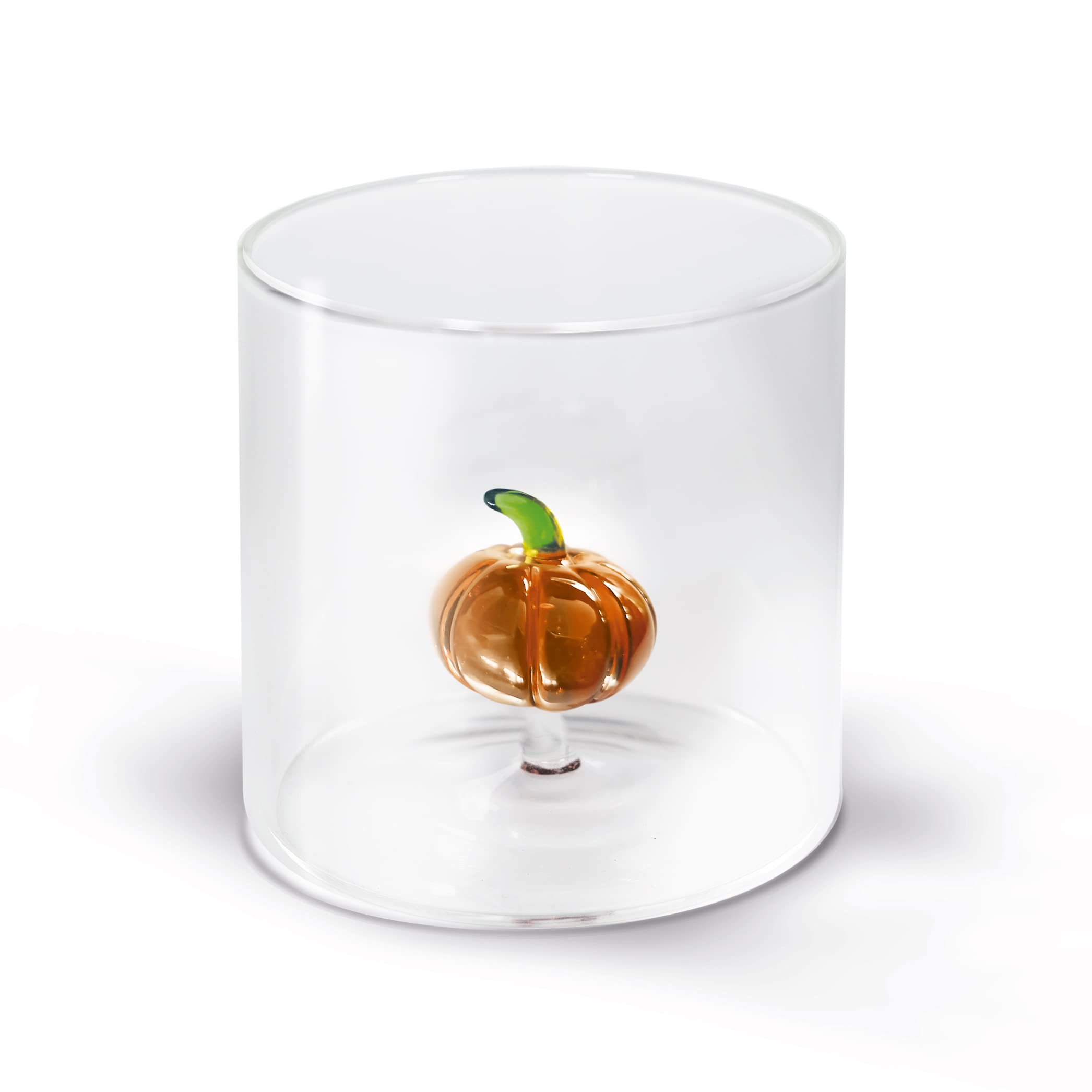 Bicchiere in vetro borosilicato in confezione regalo. Capacità: 250 ml Figura: Zucca WD Lifestyle