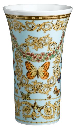 Rosenthal Versace by Vaso da giardino con farfalle, 10 cm