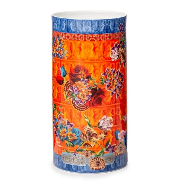 Palais Royal-Lamart Vaso in Porcellana Orange “Foulard” cm. 30h cod. 37705