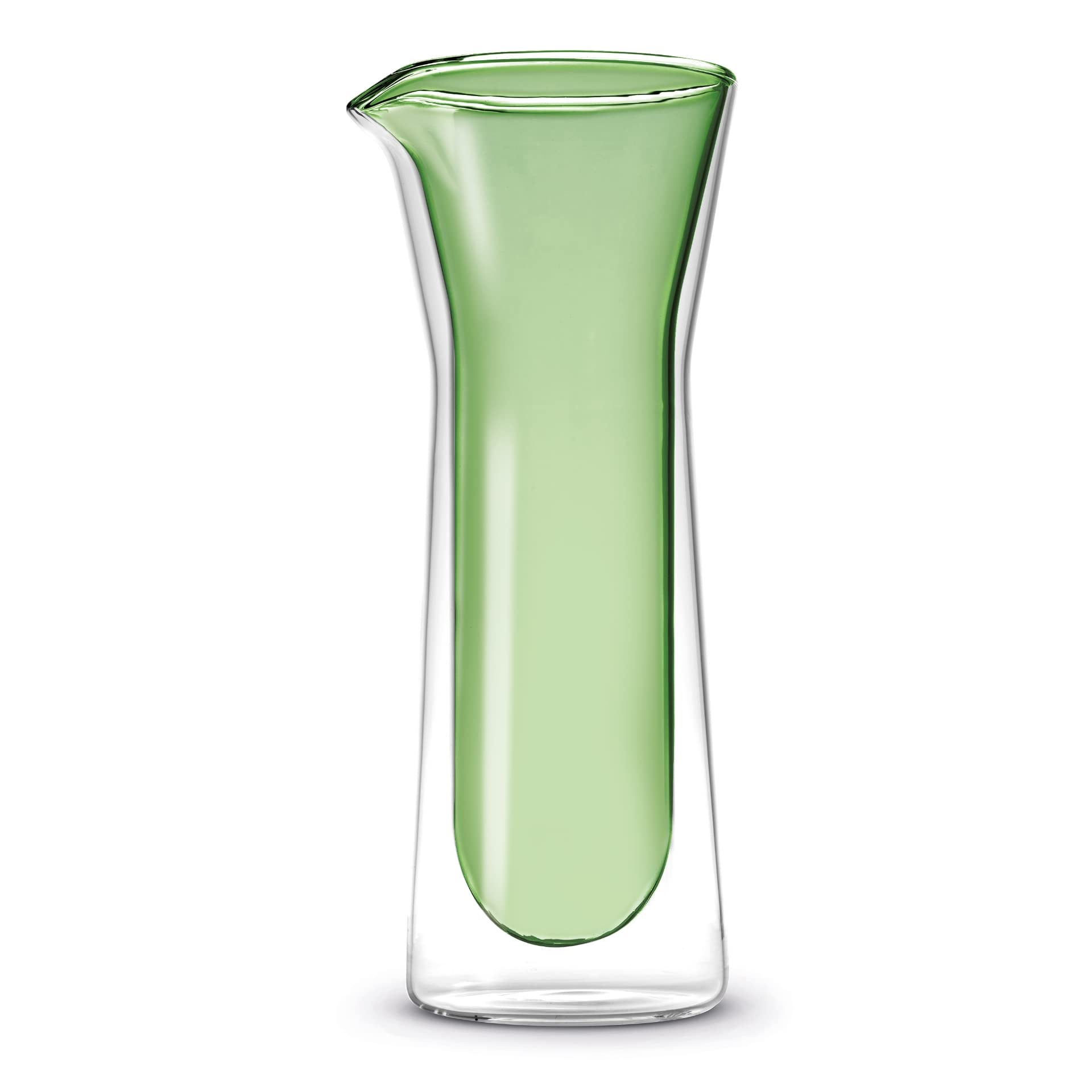 Brocca doppia parete in vetro borosilicato Capacità: 0,9 L. Colore parete interna: verde WD Lifestyle