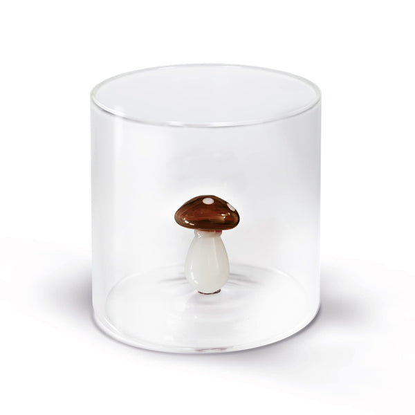 WD Lifestyle Bicchiere in vetro borosilicato in confezione regalo. Capacità: 250 ml Figura: Fungo