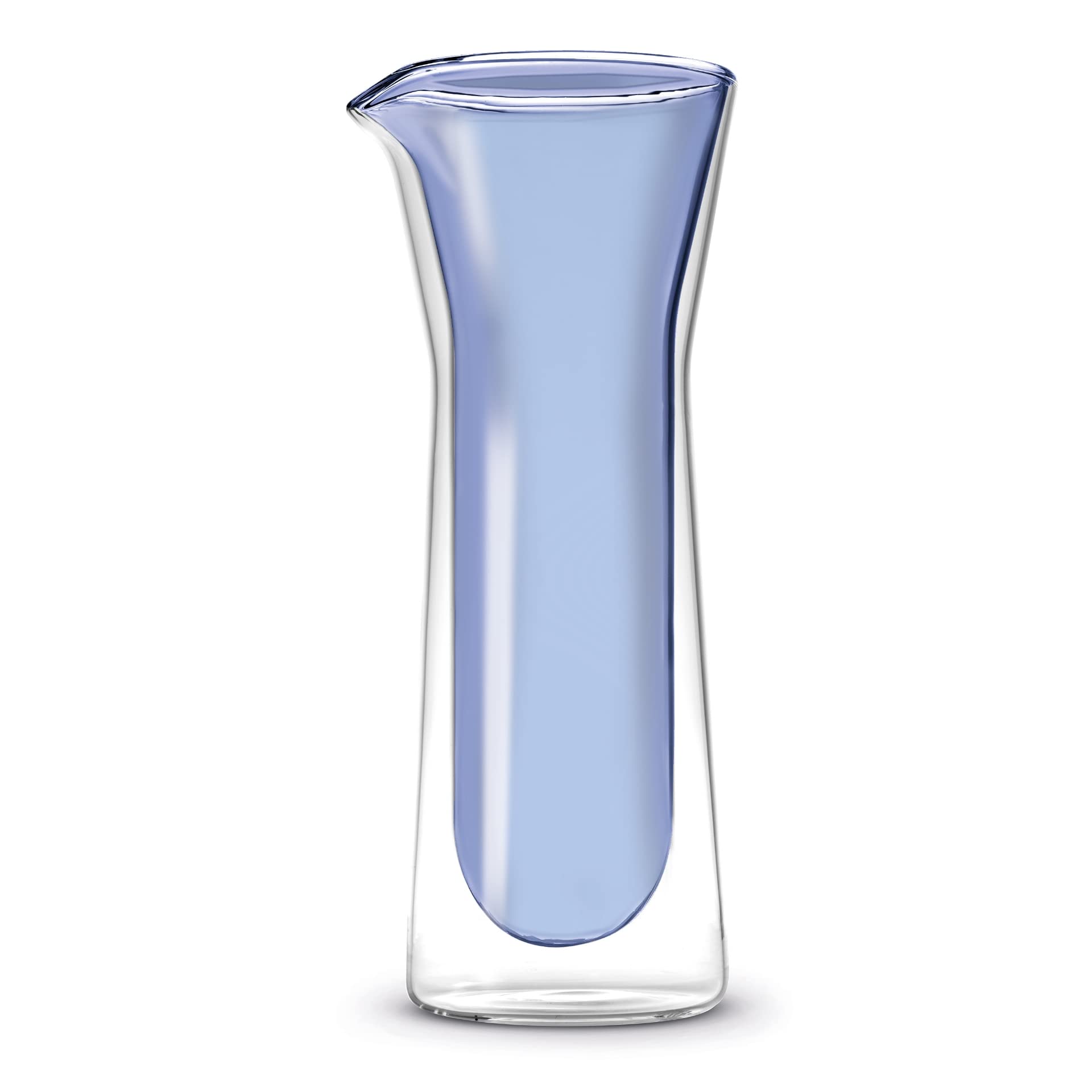 Brocca doppia parete in vetro borosilicato Capacità: 0,9 L. Colore parete interna: blu WD Lifestyle
