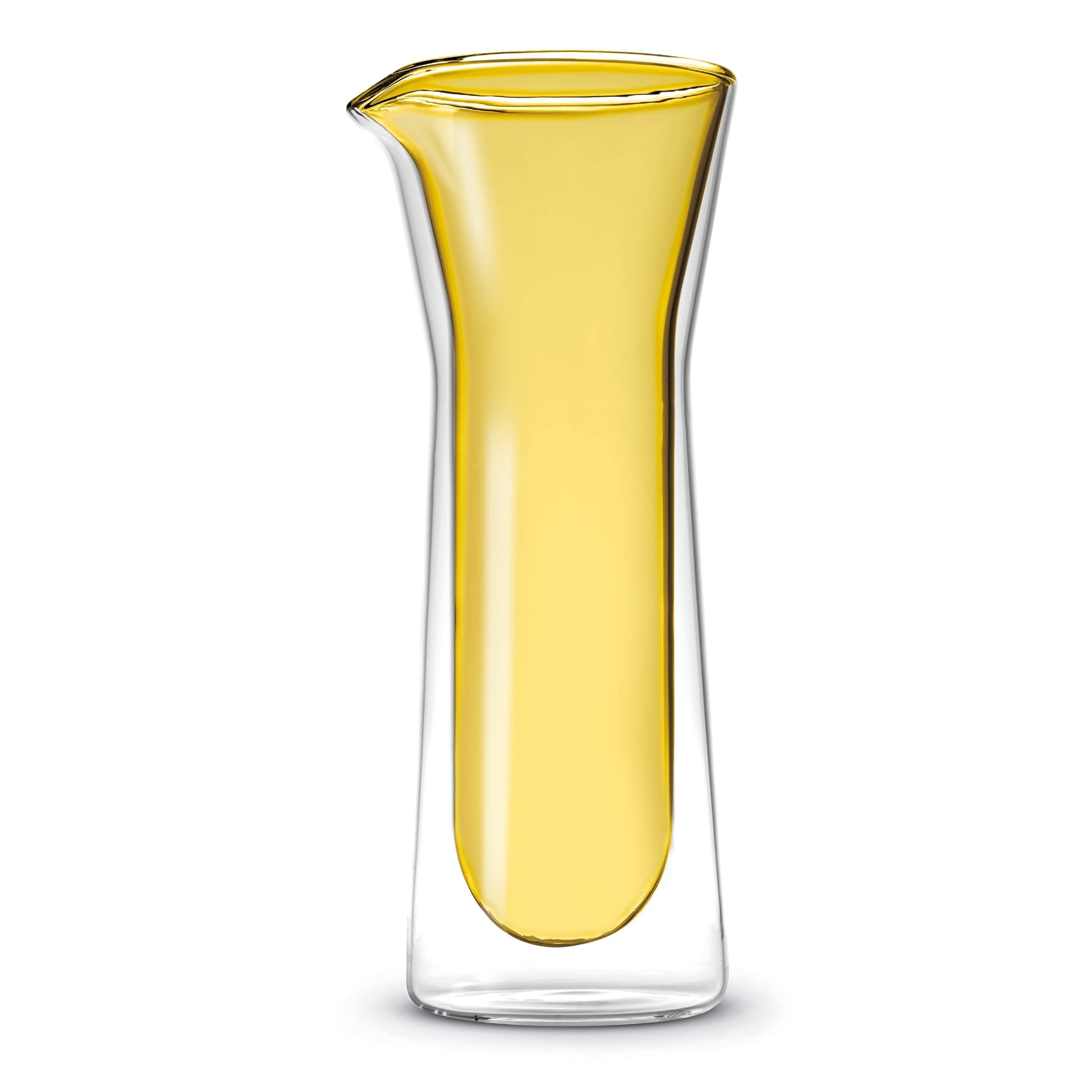 Brocca doppia parete in vetro borosilicato Capacità: 0,9 L. Colore parete interna: giallo WD Lifestyle