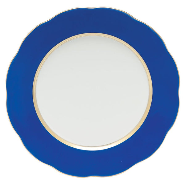 Herend China sottopiatto blu cobalto