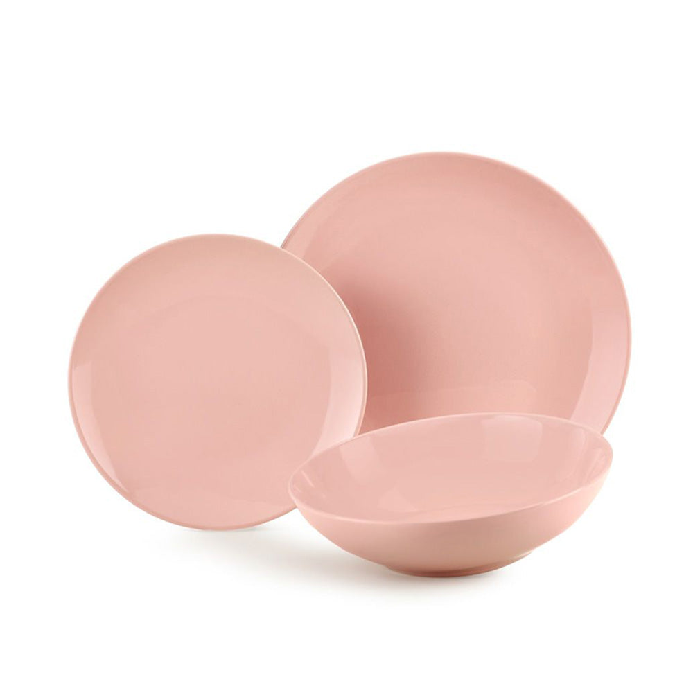 Servizio Tavola 18 Pz Carioca Rosa 18 Pz - Fade Maison