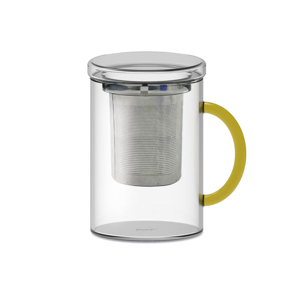 Tisaniera in vetro borosilicato WD Lifestyle con filtro in acciaio inox