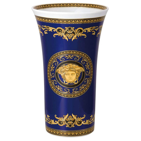 Meets Vasenserie Medusa blau Vase 34 cm 26034 VERSACE