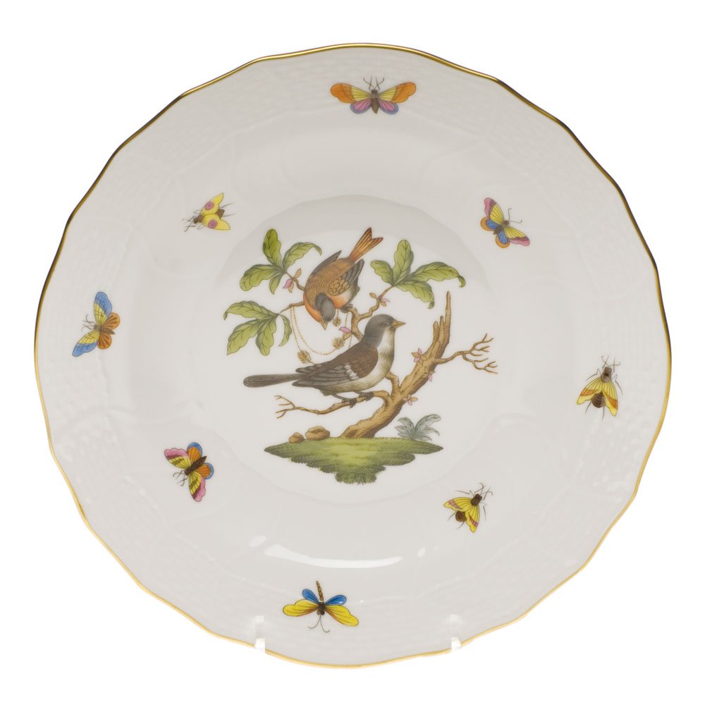 Piatto da dessert, motivo # 4 Herend Rothschild uccello