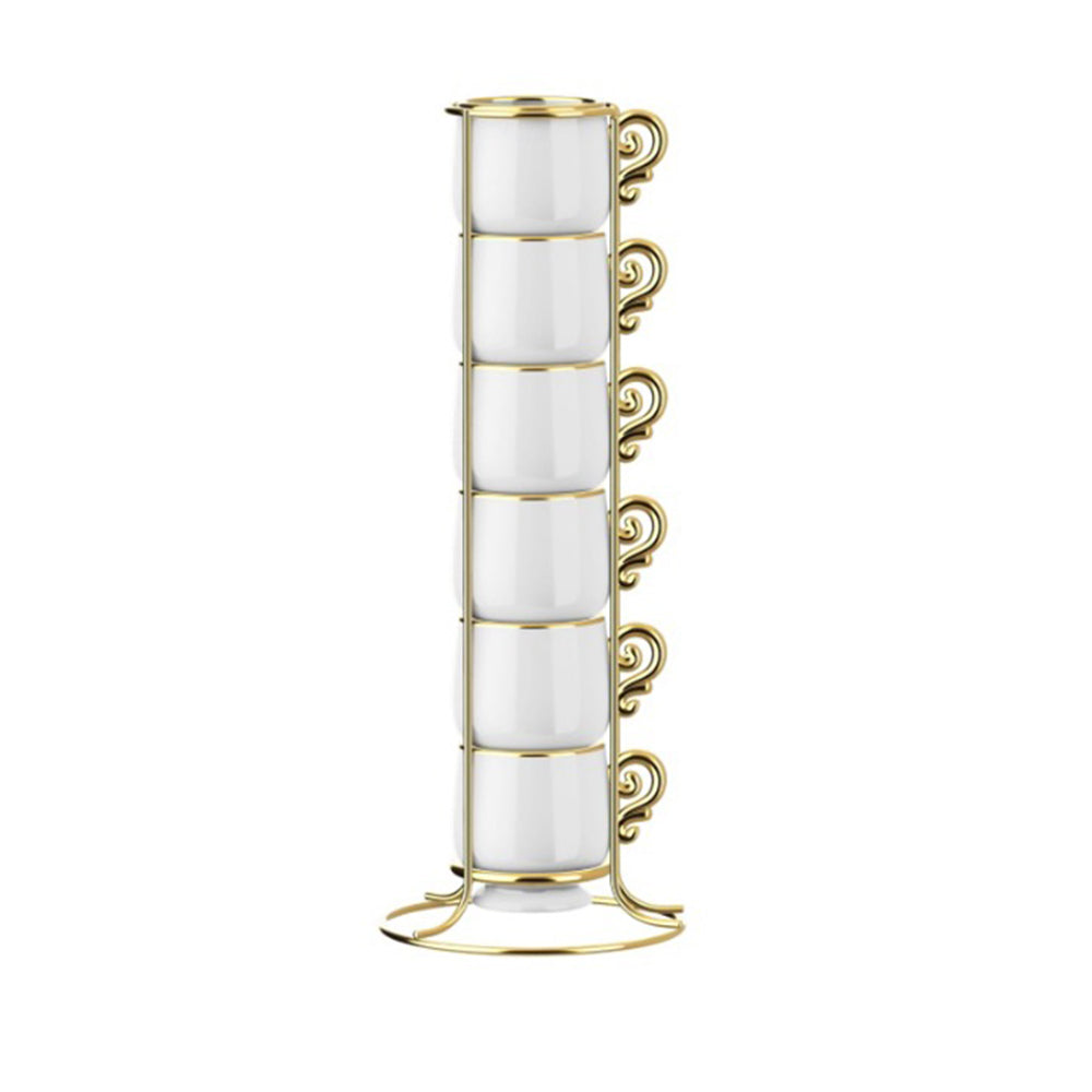 Set 6 tazzine impilabili Pure Gold - Bialetti