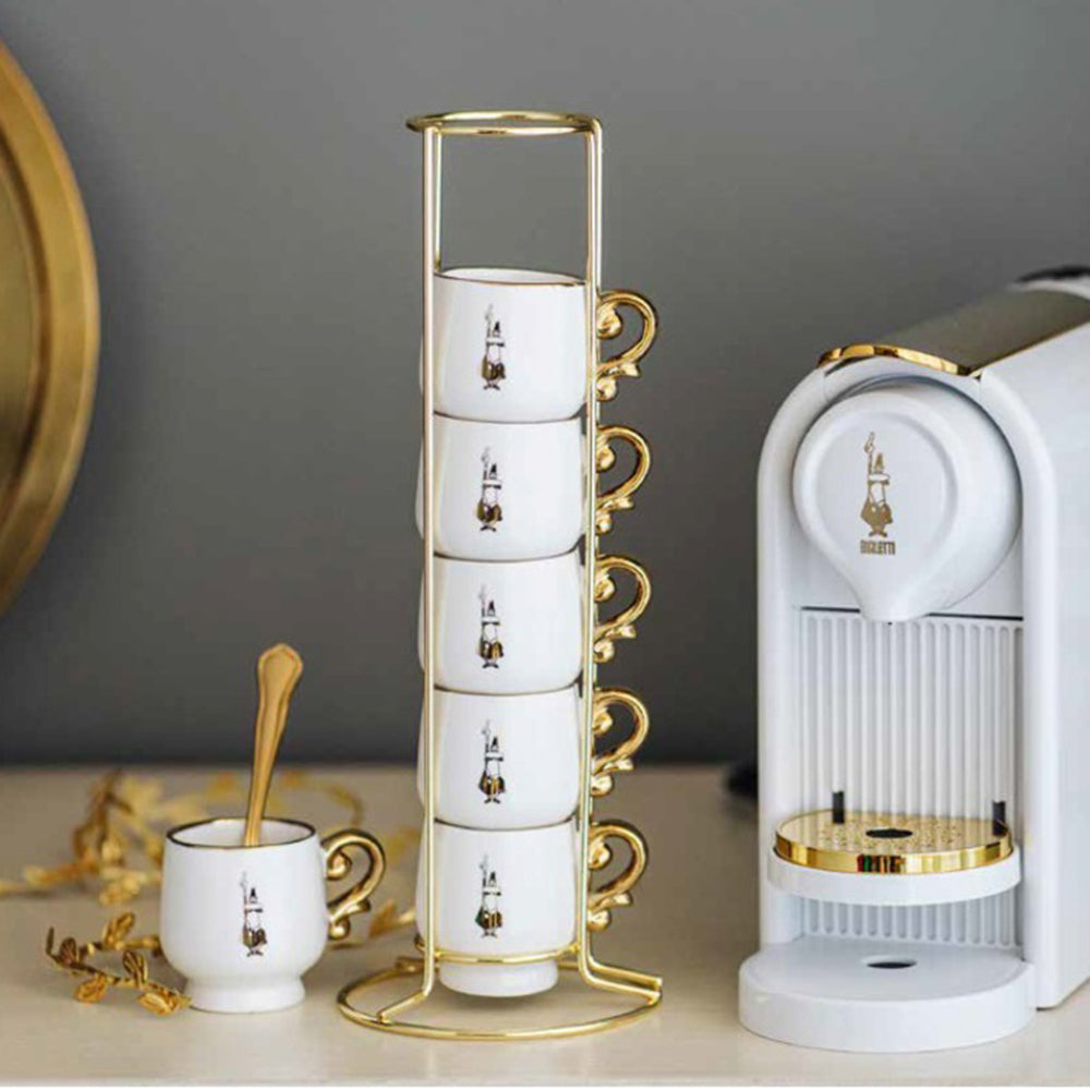 Set 6 tazzine impilabili Pure Gold - Bialetti