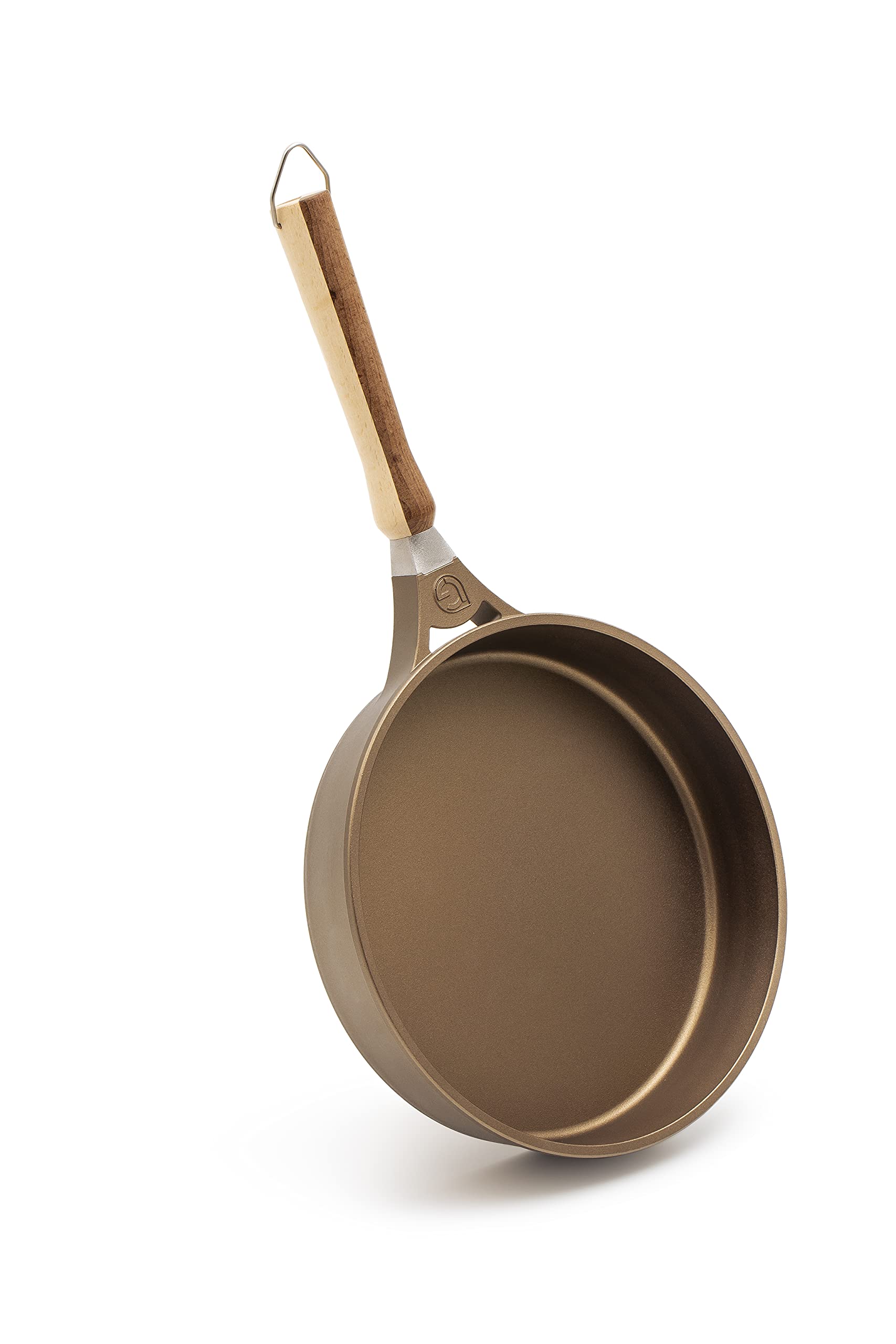 Padelle In Alluminio 28 cm Per Induzione Con Manico Removibile per Forno. Padella Antiaderente Professionale, Made In Italy. Padelle Professionali In Alluminio Pressofuso Antiaderenti Luchetti