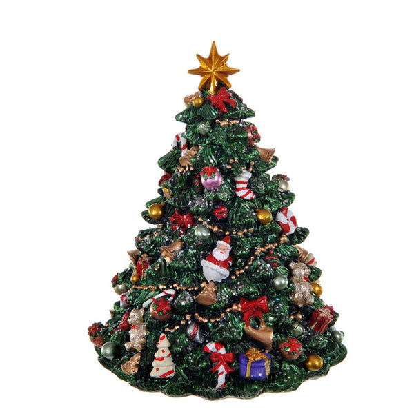 Bianchi Dino XSD052_50 Carillon Albero Natale, Multicolore, 12.5x16.5x12 cm