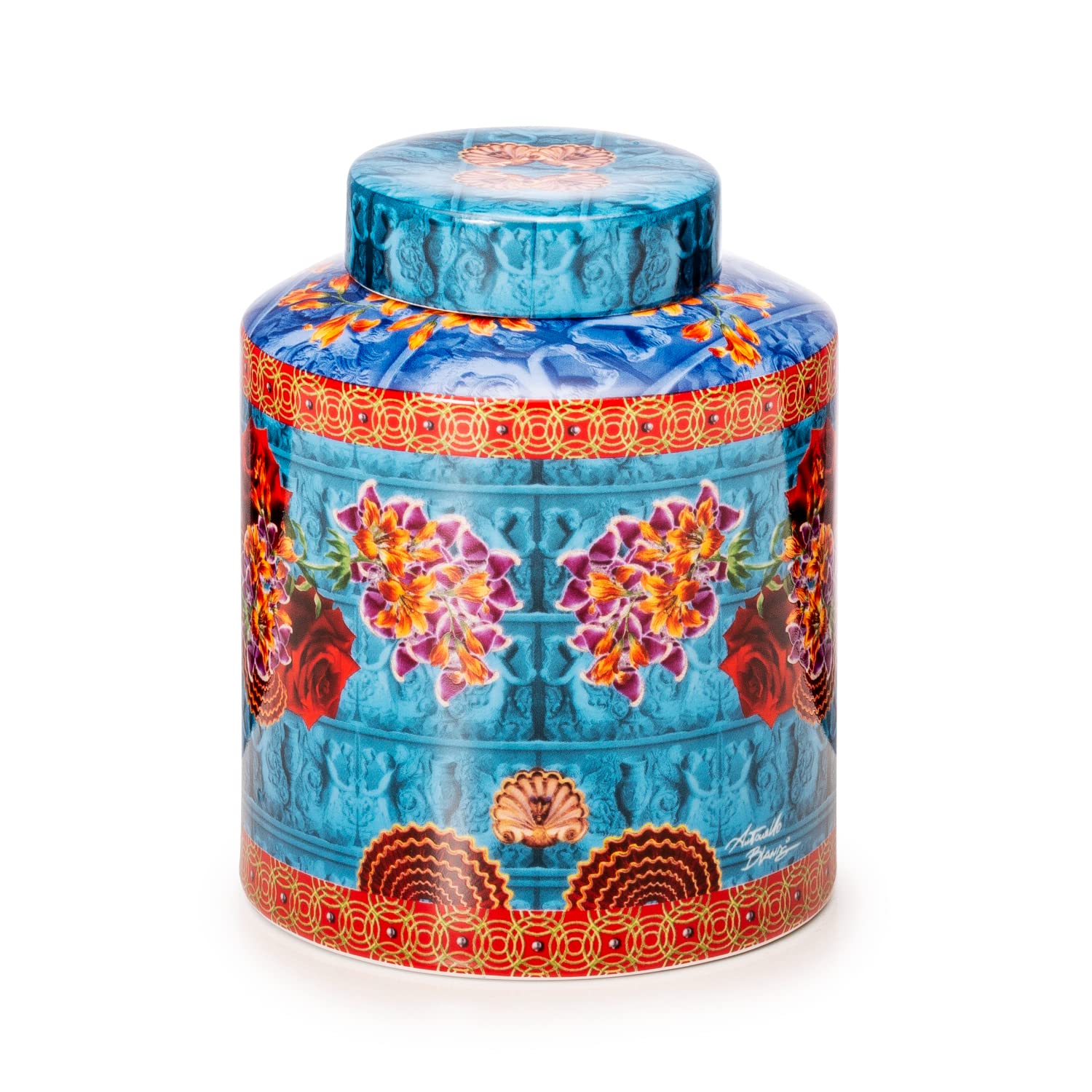 Foulard Diffusore Profumatore per Ambienti con Bastoncini 9x12cm Blu Porcellana Palais Royal