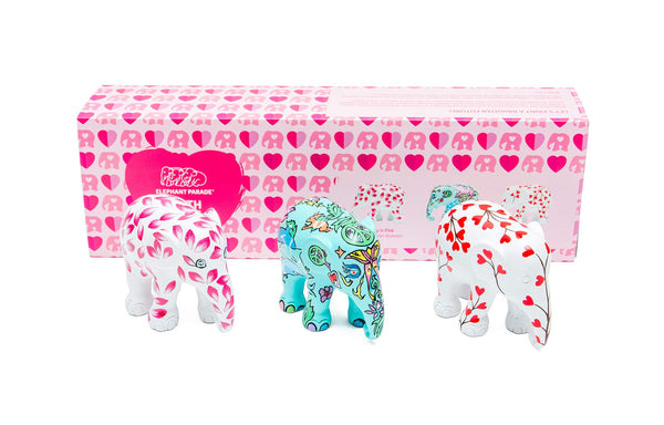 ELEPHANT PARADE with Love - Multipack - Statua di Elefante Lavorata a Mano - 3x7 cm