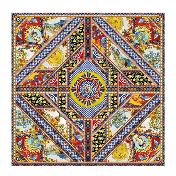 Palais Royal FOULARD SETA SANTA ROSALIA 55x55 cm 100% seta