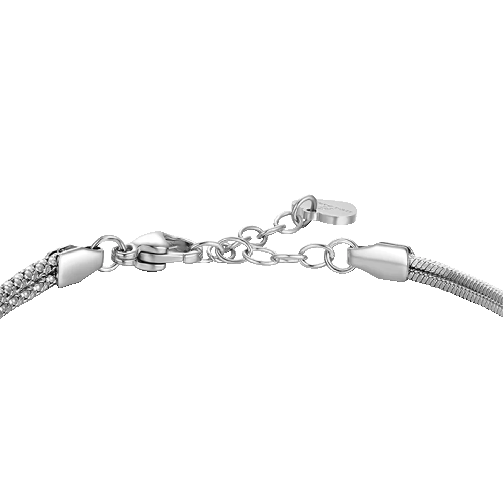 Bracciale donna in acciaio con nodo - Luca Barra