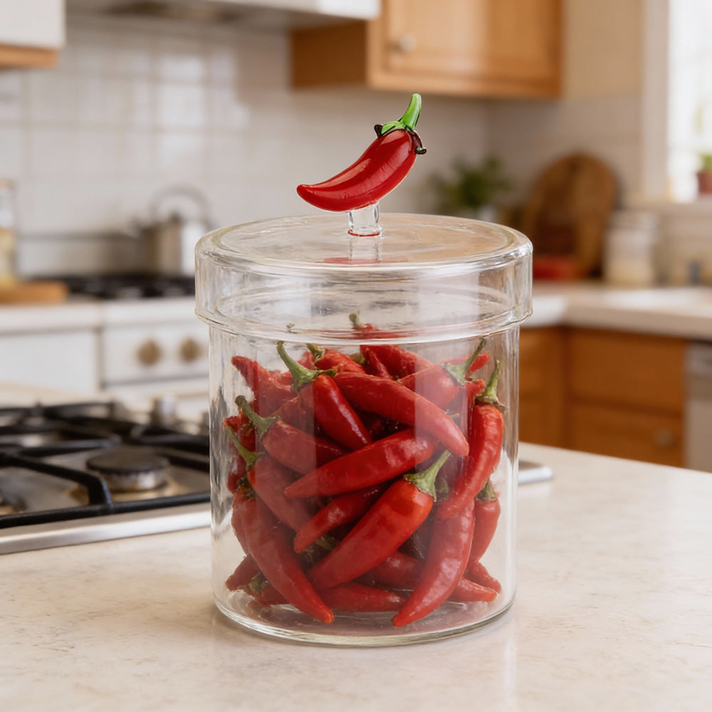 Barattolo Peperoncino ø10 H.14 Cm - Henriette