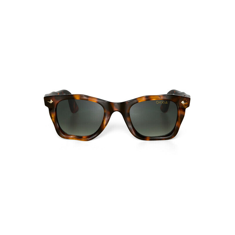Occhiali da sole Seletti x OKKIA Dakota Havana con lenti verdi - Più Forty