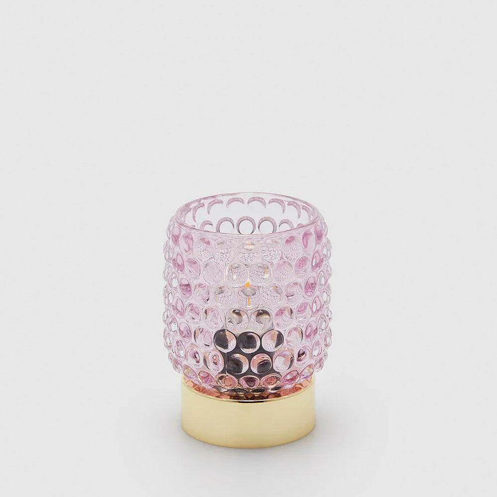 Lampada da Tavolo Bubbles Rotondo Led H.11 Cm D.8,5 Cm Rosa - EDG