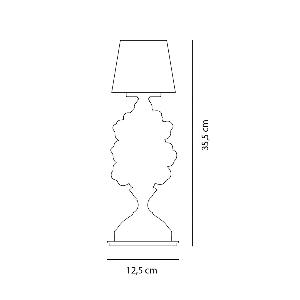 Lampada da Tavolo - DUE/FIORE - Collezione Superlume - Linee Recanati