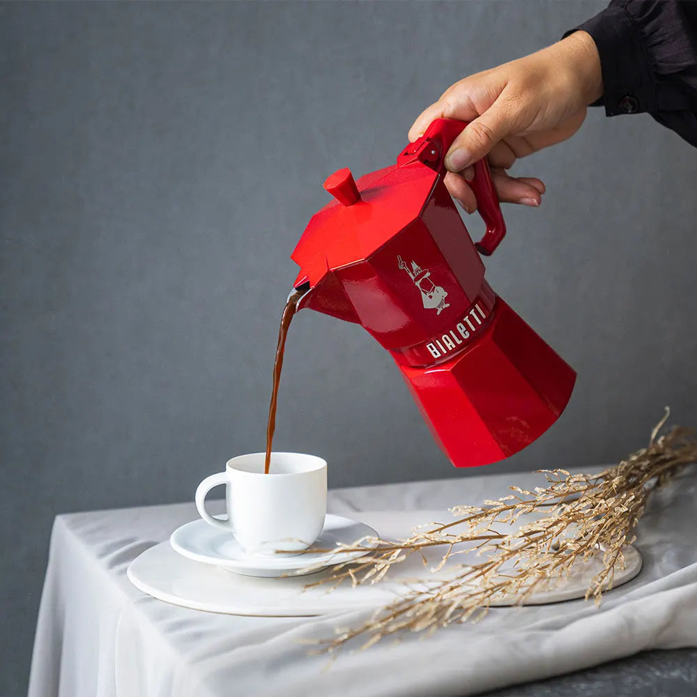 Moka Exclusive Red 3 Tazze - Bialetti