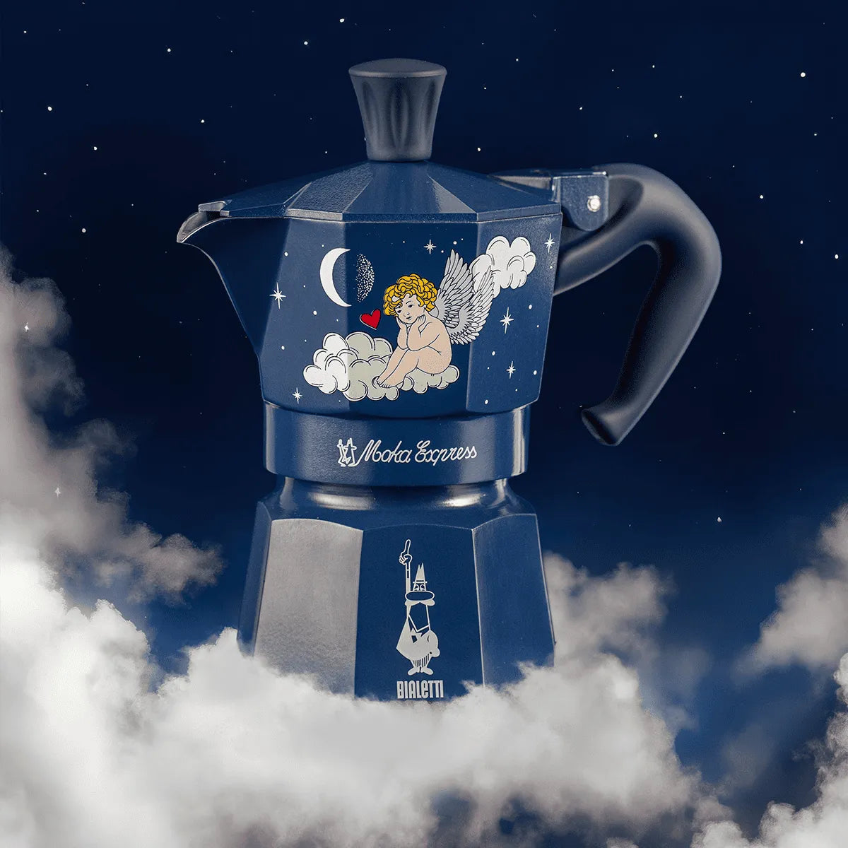 Moka Express 3 tazze blu cupido - Bialetti